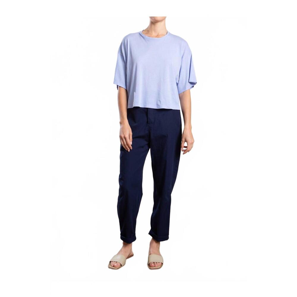NEW PHARAOH claire cotton twill pant in midnight